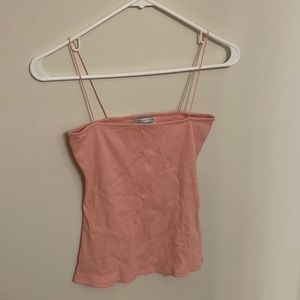 Urban Outfitters Pink Cropped Tank